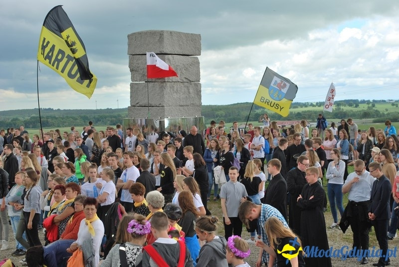 Przystań na chwilę - procesja - Góra Św. Jana Pawła II do Bazyliki
