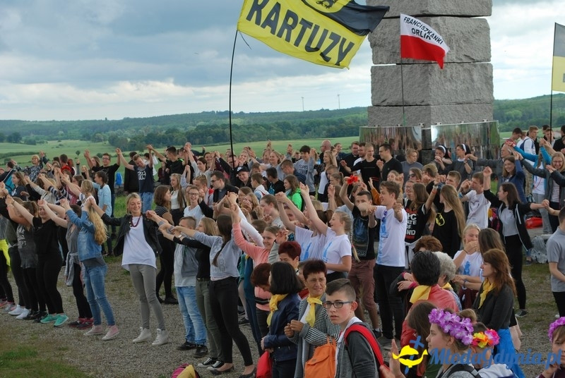 Przystań na chwilę - procesja - Góra Św. Jana Pawła II do Bazyliki