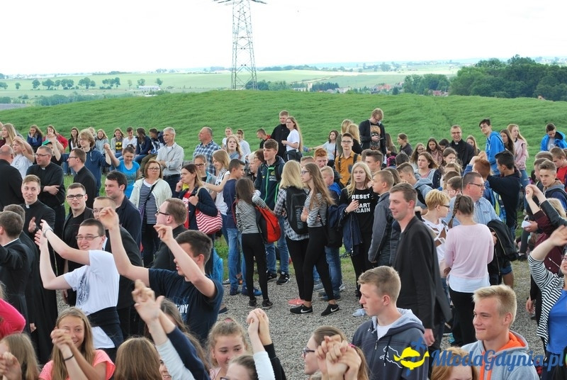 Przystań na chwilę - procesja - Góra Św. Jana Pawła II do Bazyliki