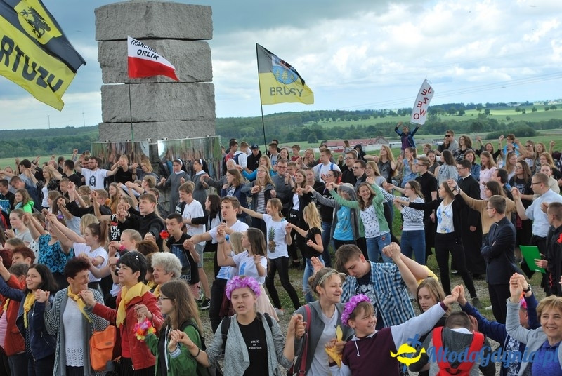Przystań na chwilę - procesja - Góra Św. Jana Pawła II do Bazyliki