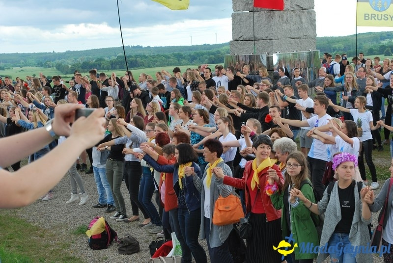 Przystań na chwilę - procesja - Góra Św. Jana Pawła II do Bazyliki