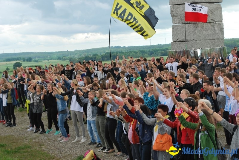 Przystań na chwilę - procesja - Góra Św. Jana Pawła II do Bazyliki
