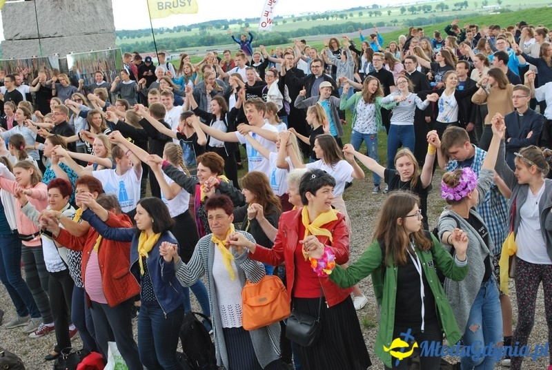 Przystań na chwilę - procesja - Góra Św. Jana Pawła II do Bazyliki