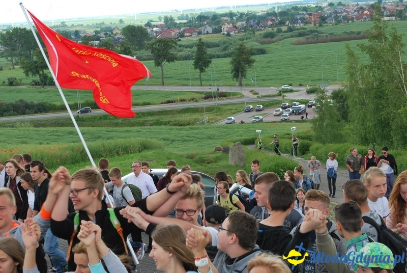 Przystań na chwilę - procesja - Góra Św. Jana Pawła II do Bazyliki