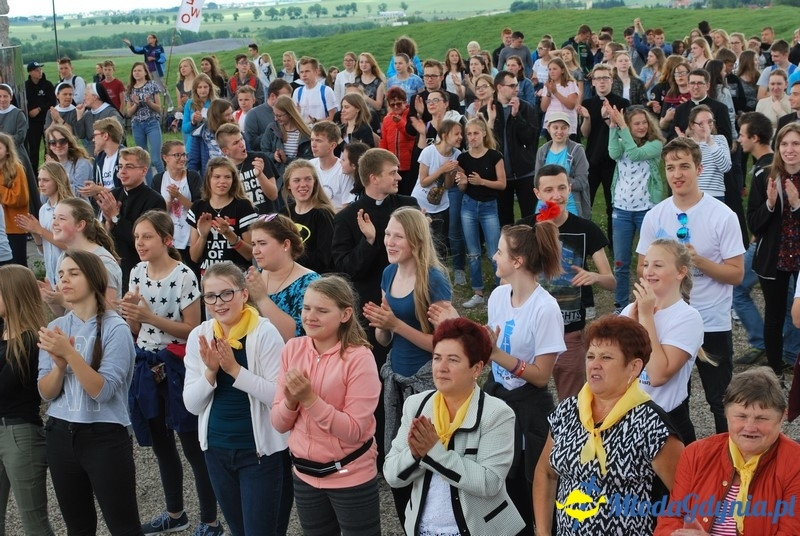 Przystań na chwilę - procesja - Góra Św. Jana Pawła II do Bazyliki