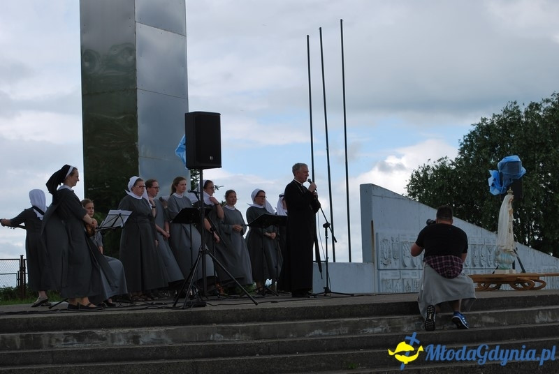 Przystań na chwilę - procesja - Góra Św. Jana Pawła II do Bazyliki