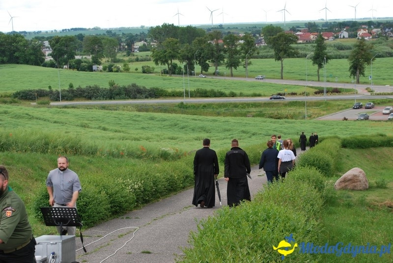 Przystań na chwilę - procesja - Góra Św. Jana Pawła II do Bazyliki