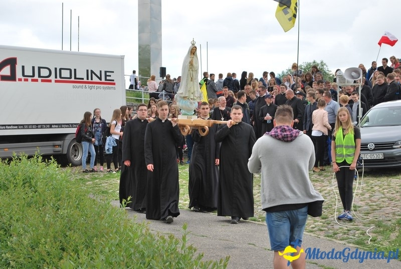 Przystań na chwilę - procesja - Góra Św. Jana Pawła II do Bazyliki