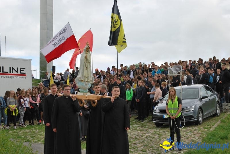 Przystań na chwilę - procesja - Góra Św. Jana Pawła II do Bazyliki