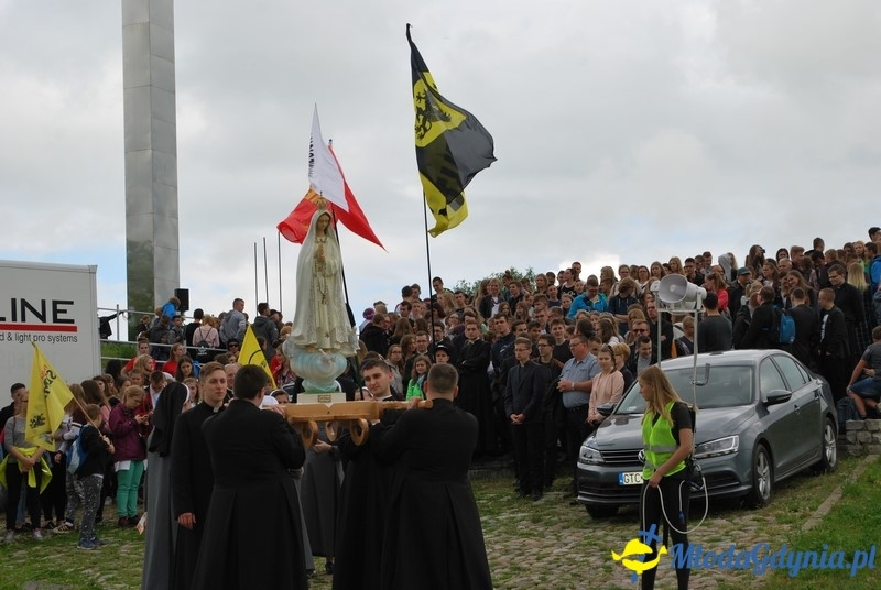 Przystań na chwilę - procesja - Góra Św. Jana Pawła II do Bazyliki