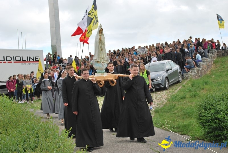 Przystań na chwilę - procesja - Góra Św. Jana Pawła II do Bazyliki