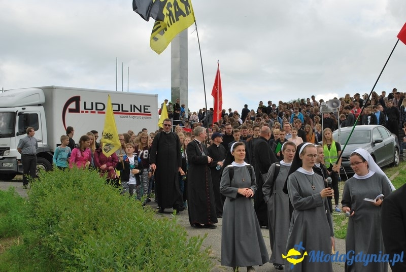 Przystań na chwilę - procesja - Góra Św. Jana Pawła II do Bazyliki
