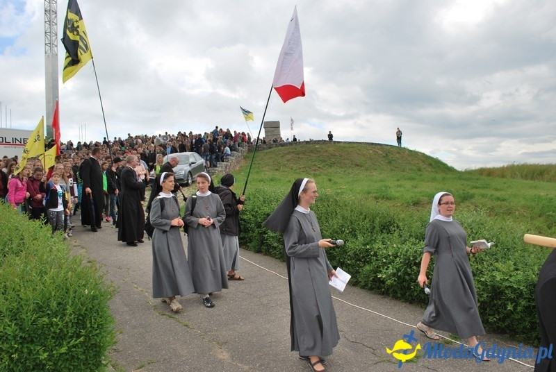 Przystań na chwilę - procesja - Góra Św. Jana Pawła II do Bazyliki