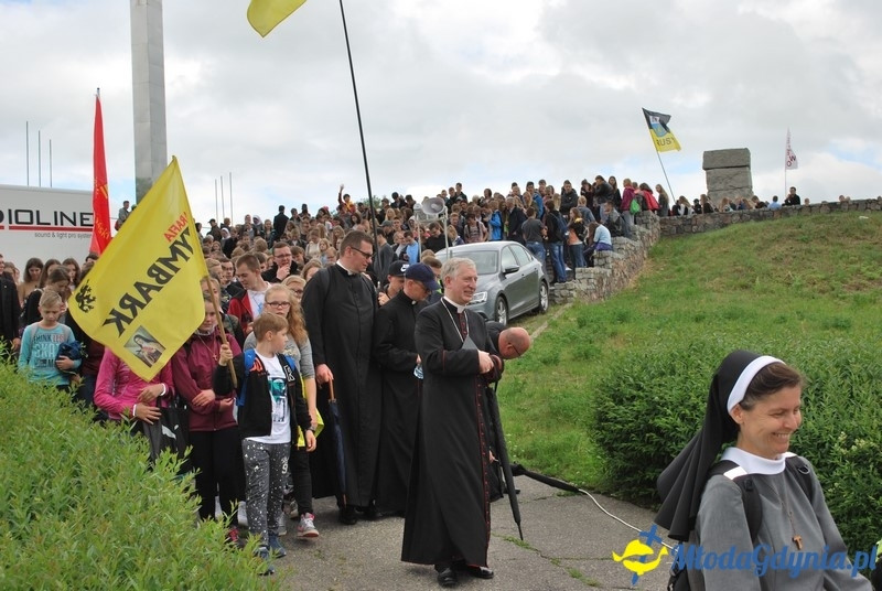 Przystań na chwilę - procesja - Góra Św. Jana Pawła II do Bazyliki
