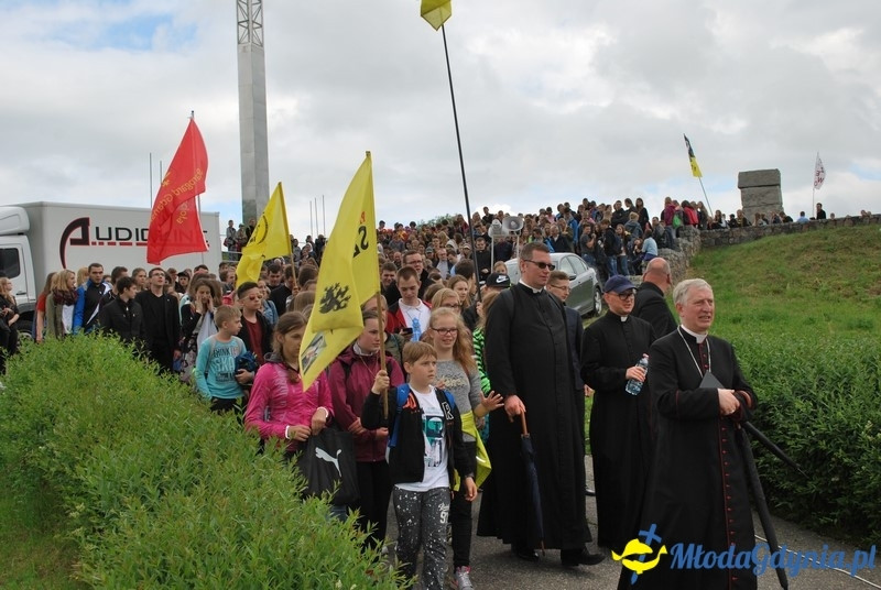 Przystań na chwilę - procesja - Góra Św. Jana Pawła II do Bazyliki
