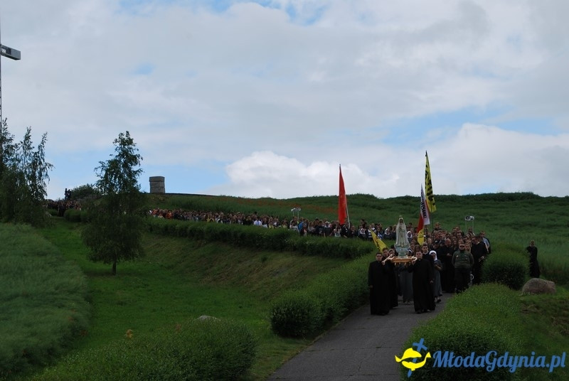 Przystań na chwilę - procesja - Góra Św. Jana Pawła II do Bazyliki