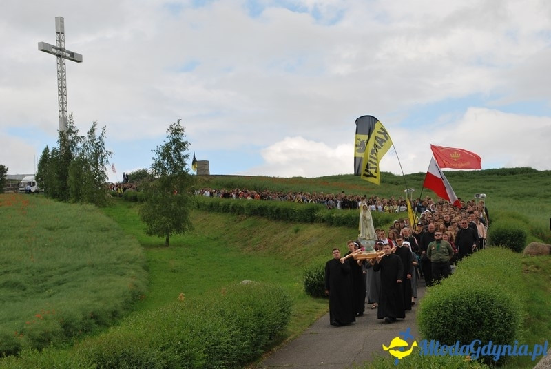 Przystań na chwilę - procesja - Góra Św. Jana Pawła II do Bazyliki
