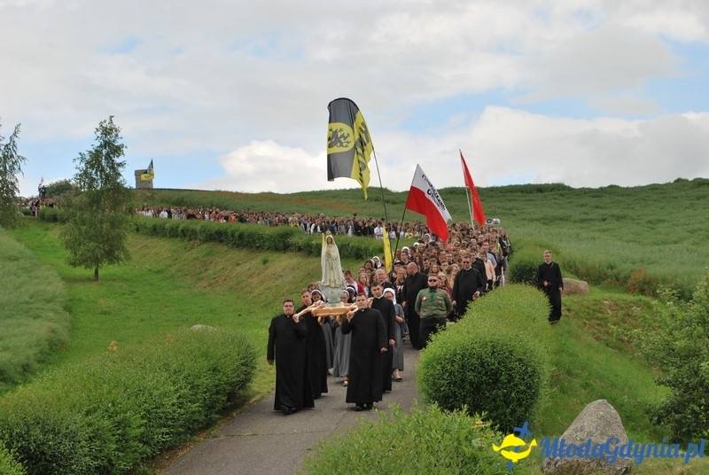Przystań na chwilę - procesja - Góra Św. Jana Pawła II do Bazyliki