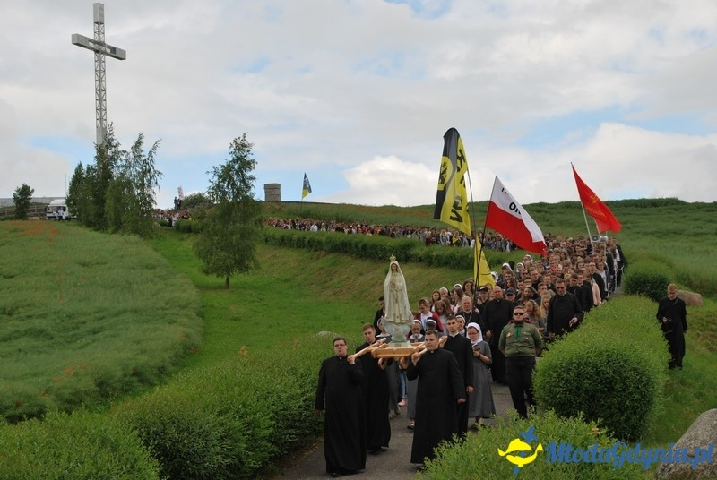 Przystań na chwilę - procesja - Góra Św. Jana Pawła II do Bazyliki