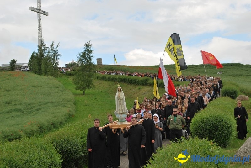Przystań na chwilę - procesja - Góra Św. Jana Pawła II do Bazyliki