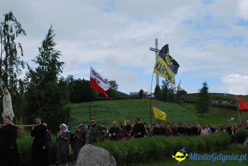 Przystań na chwilę - procesja - Góra Św. Jana Pawła II do Bazyliki