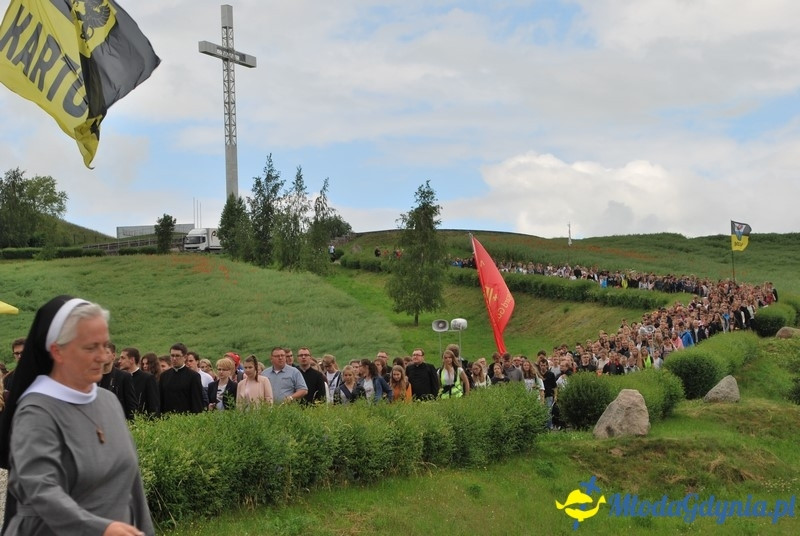 Przystań na chwilę - procesja - Góra Św. Jana Pawła II do Bazyliki