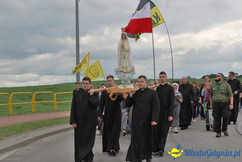 Przystań na chwilę - procesja - Góra Św. Jana Pawła II do Bazyliki