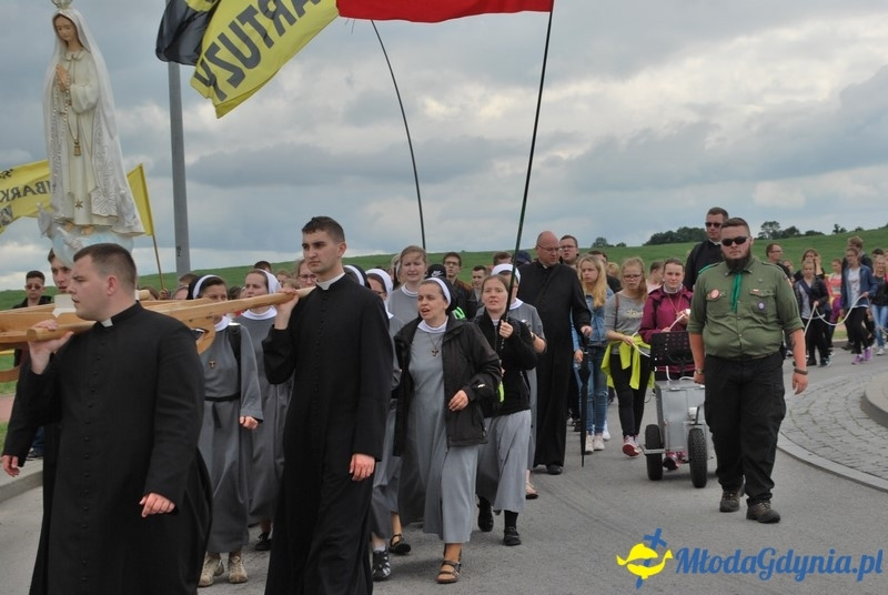 Przystań na chwilę - procesja - Góra Św. Jana Pawła II do Bazyliki