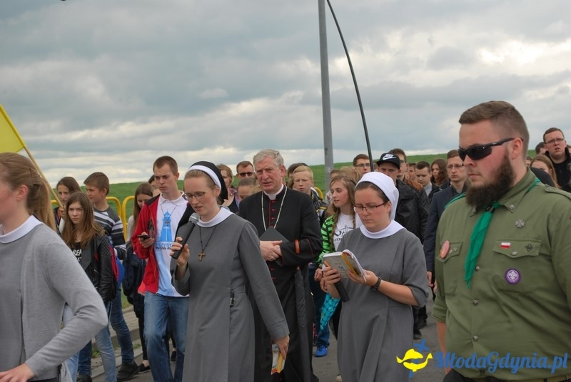 Przystań na chwilę - procesja - Góra Św. Jana Pawła II do Bazyliki