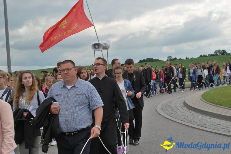 Przystań na chwilę - procesja - Góra Św. Jana Pawła II do Bazyliki