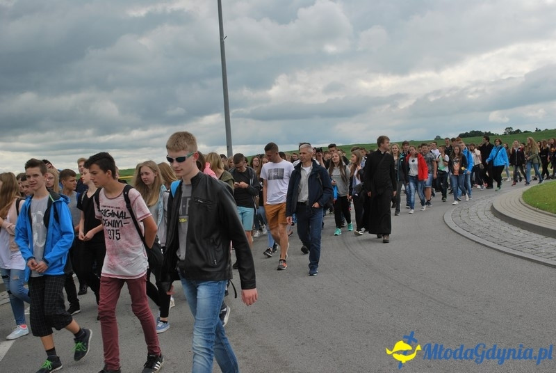 Przystań na chwilę - procesja - Góra Św. Jana Pawła II do Bazyliki