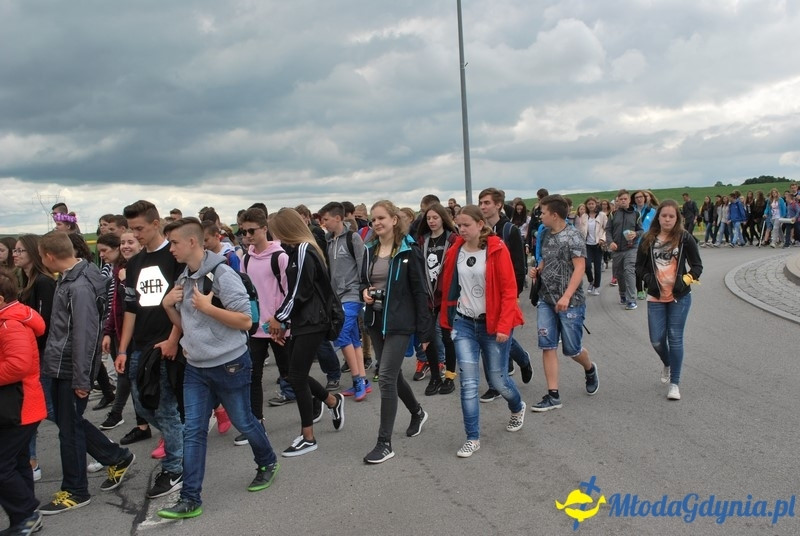 Przystań na chwilę - procesja - Góra Św. Jana Pawła II do Bazyliki