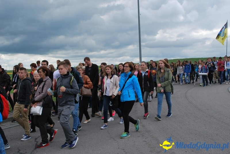 Przystań na chwilę - procesja - Góra Św. Jana Pawła II do Bazyliki