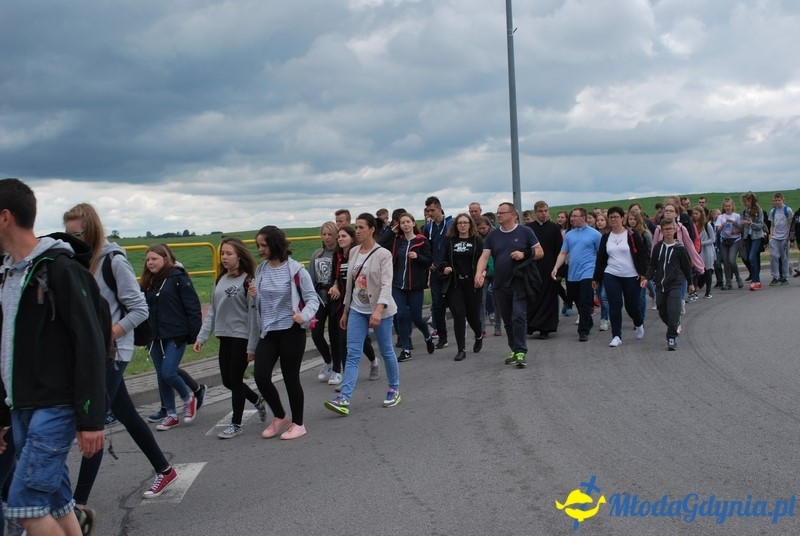 Przystań na chwilę - procesja - Góra Św. Jana Pawła II do Bazyliki
