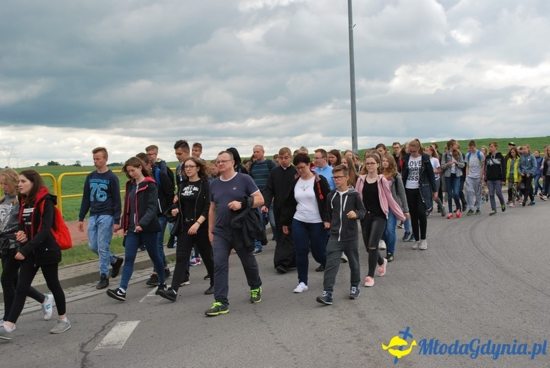 Przystań na chwilę - procesja - Góra Św. Jana Pawła II do Bazyliki