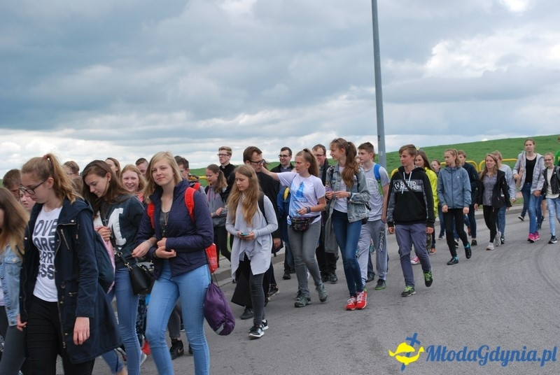 Przystań na chwilę - procesja - Góra Św. Jana Pawła II do Bazyliki