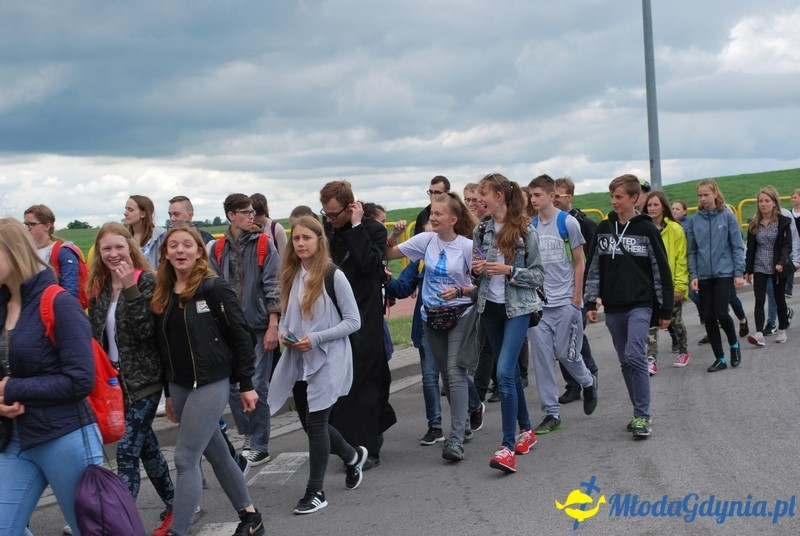 Przystań na chwilę - procesja - Góra Św. Jana Pawła II do Bazyliki