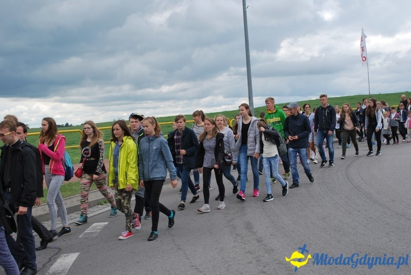 Przystań na chwilę - procesja - Góra Św. Jana Pawła II do Bazyliki