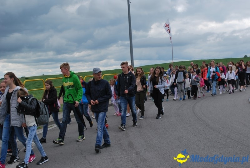 Przystań na chwilę - procesja - Góra Św. Jana Pawła II do Bazyliki