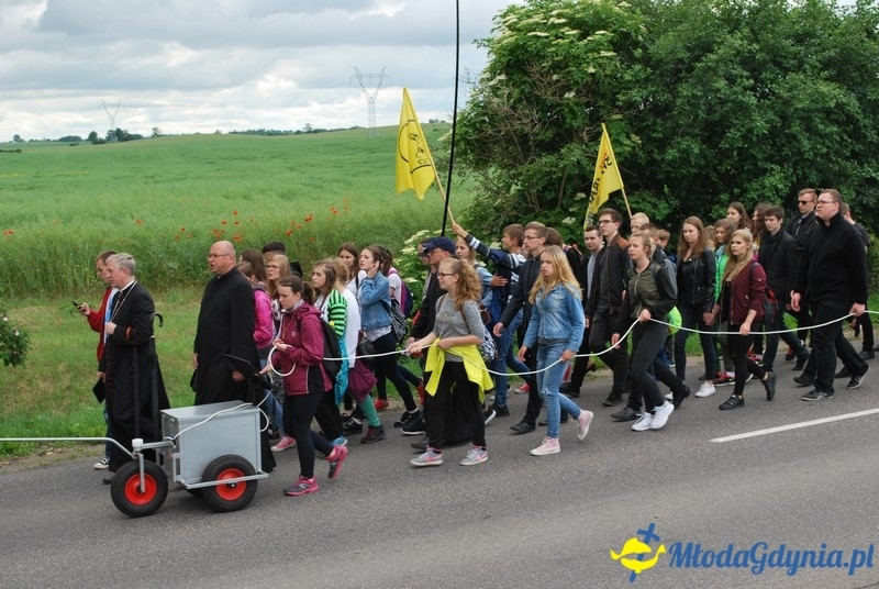 Przystań na chwilę - procesja - Góra Św. Jana Pawła II do Bazyliki