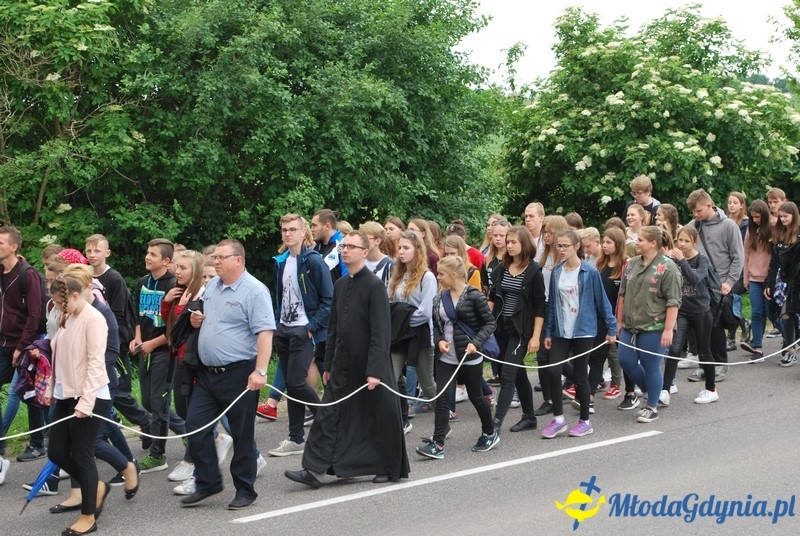 Przystań na chwilę - procesja - Góra Św. Jana Pawła II do Bazyliki