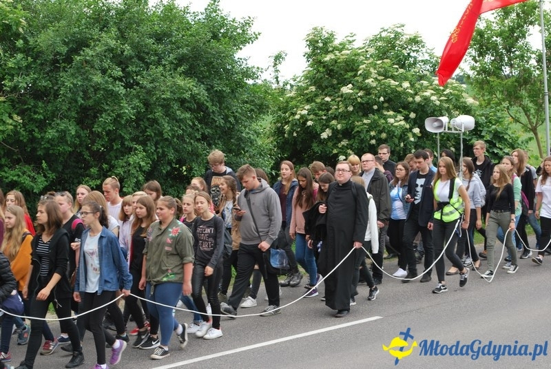 Przystań na chwilę - procesja - Góra Św. Jana Pawła II do Bazyliki