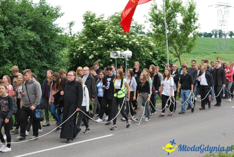 Przystań na chwilę - procesja - Góra Św. Jana Pawła II do Bazyliki