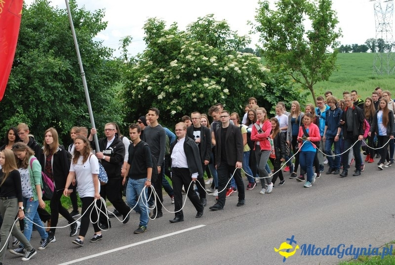 Przystań na chwilę - procesja - Góra Św. Jana Pawła II do Bazyliki