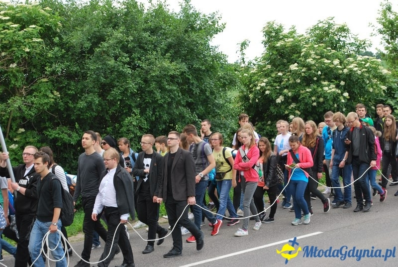 Przystań na chwilę - procesja - Góra Św. Jana Pawła II do Bazyliki