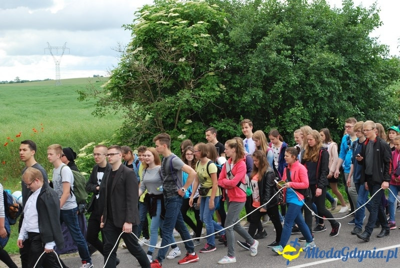 Przystań na chwilę - procesja - Góra Św. Jana Pawła II do Bazyliki