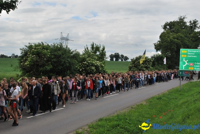 Przystań na chwilę - procesja - Góra Św. Jana Pawła II do Bazyliki