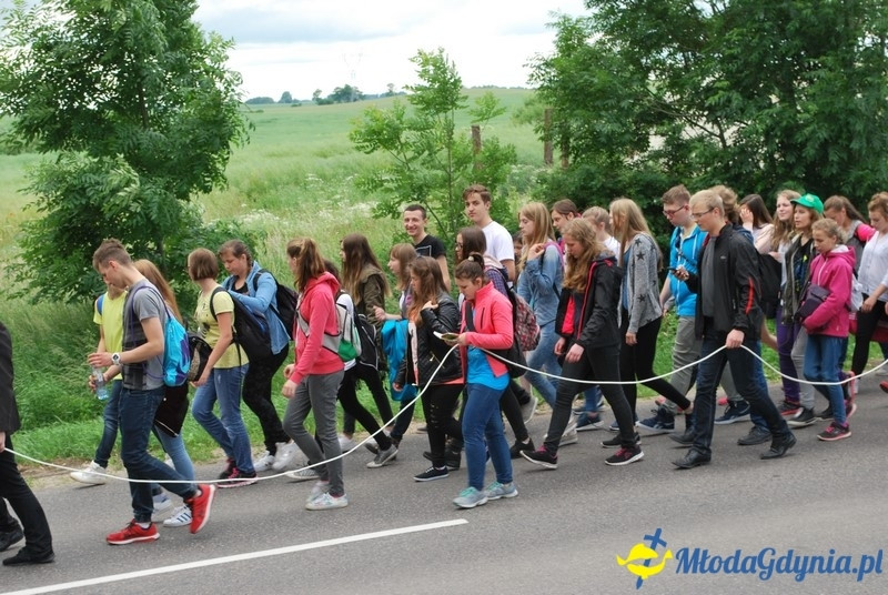Przystań na chwilę - procesja - Góra Św. Jana Pawła II do Bazyliki