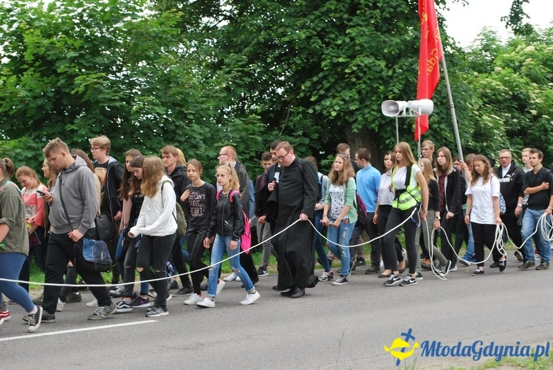 Przystań na chwilę - procesja - Góra Św. Jana Pawła II do Bazyliki