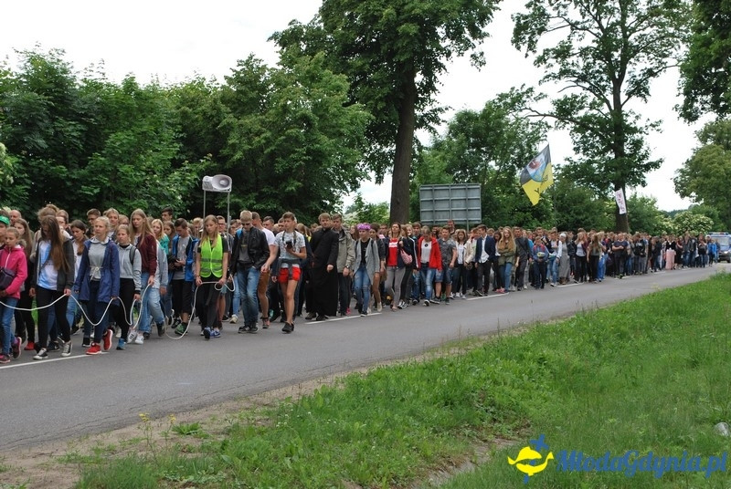Przystań na chwilę - procesja - Góra Św. Jana Pawła II do Bazyliki